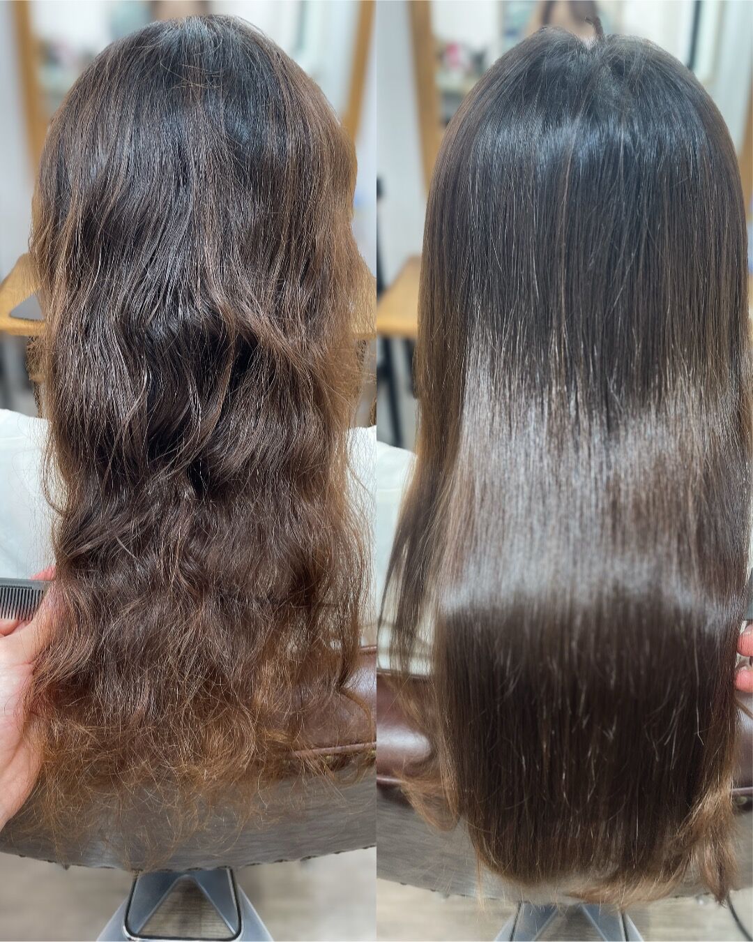 premium髪質改善　before after