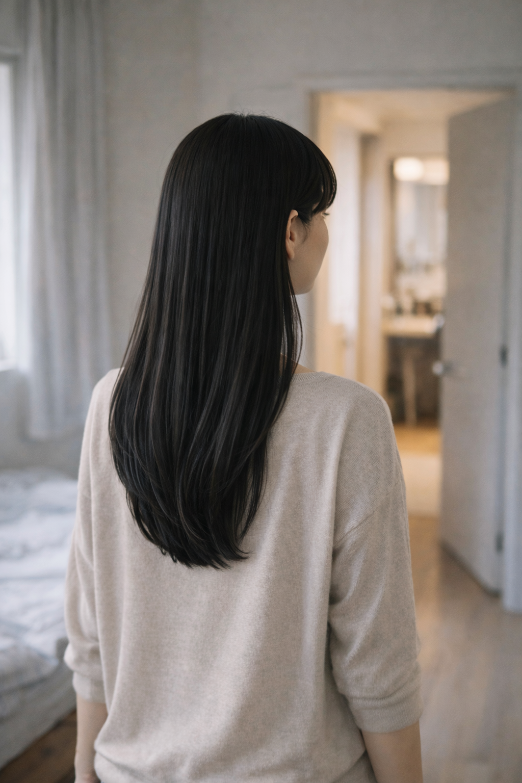 家を出るまでがいつもより静かだった