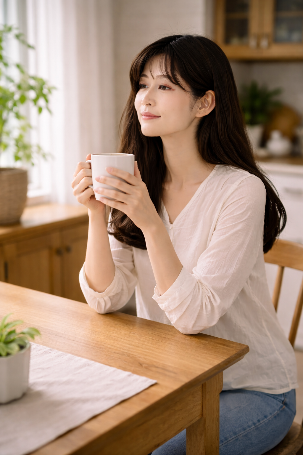 朝のコーヒーが冷めなかった
