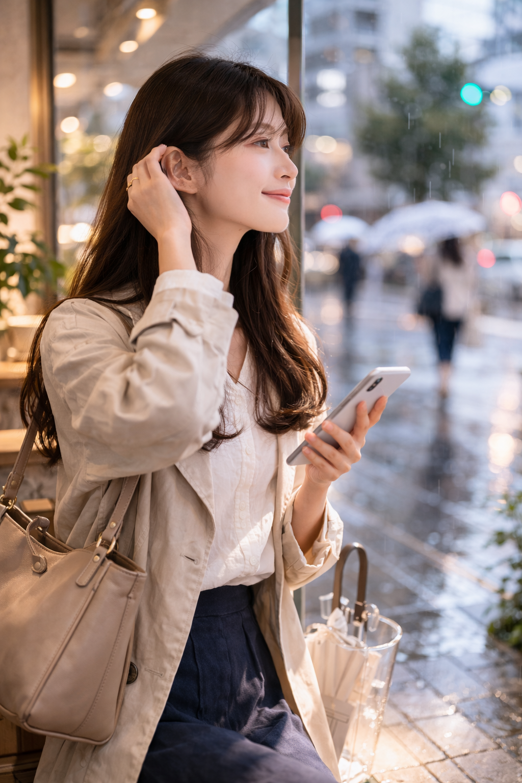 湿気の予報で予定を減らさなかった