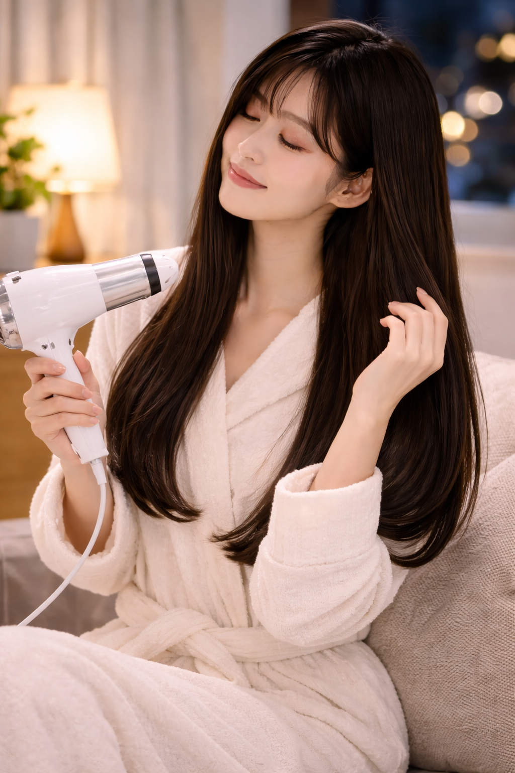 乾かしてそのまま終わった夜